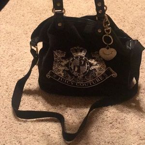 Used juicy velour handbag/cross body